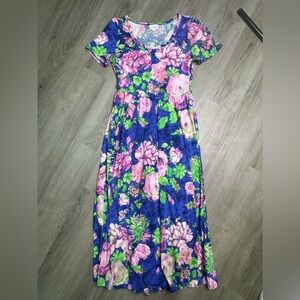 LuLaRoe Riley Dress MIDI Length Dress with empire waist Size Small
